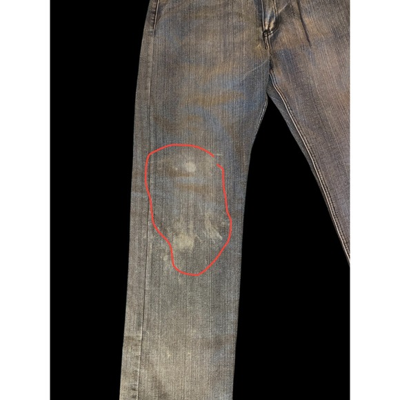 Akademiks Vintage Mens Jeans Size 36x34 Dark Wash Straight Fit Denim Casual - Picture 5 of 5